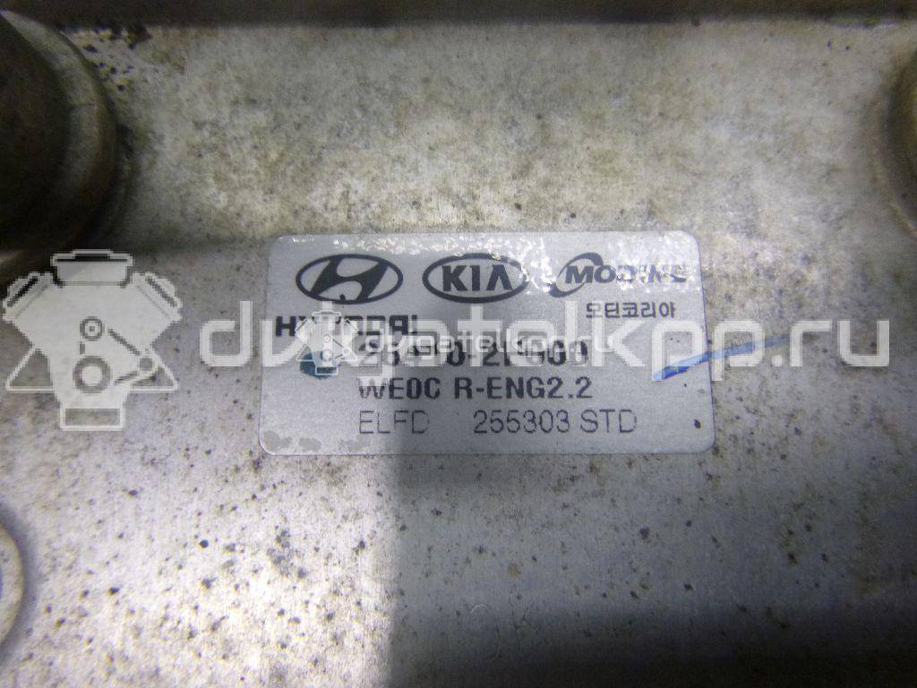 Фото Радиатор масляный для двигателя D4HA для Hyundai Santa Fé / Tucson / Ix35 Lm, El, Elh 136-185 л.с 16V 2.0 л Дизельное топливо 264102F000 {forloop.counter}}