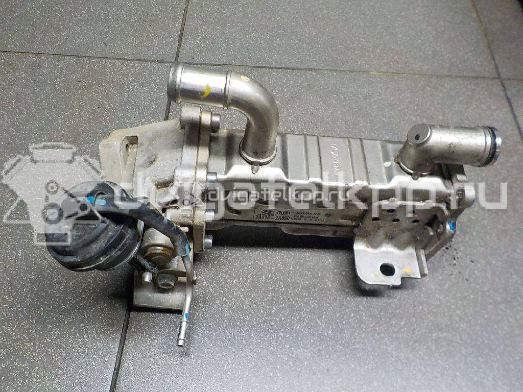 Фото Радиатор системы EGR для двигателя D4FD для Hyundai Tucson / Ix35 Lm, El, Elh / I40 Vf 116-141 л.с 16V 1.7 л Дизельное топливо 284162A850 {forloop.counter}}