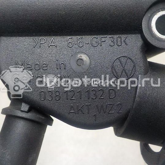 Фото Фланец двигателя системы охлаждения  038121132D для Seat Ibiza / Cordoba / Leon / Toledo / Alhambra