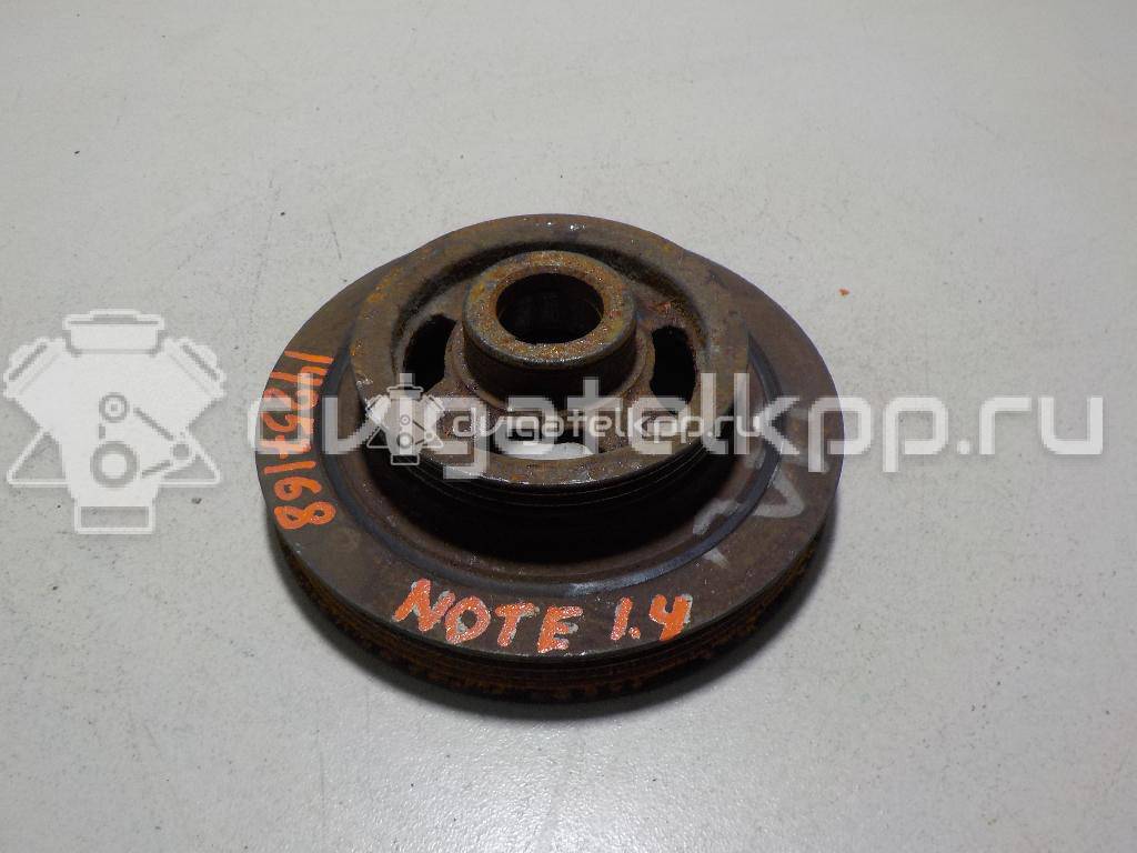 Фото Шкив коленвала для двигателя CR14DE для Nissan Note / Micra 88-98 л.с 16V 1.4 л бензин 12303BC000 {forloop.counter}}