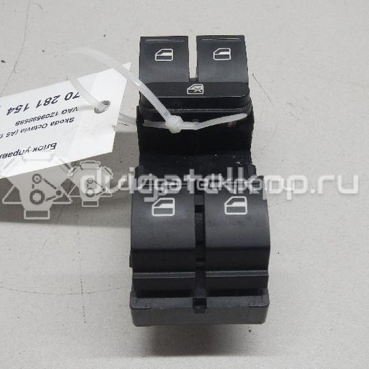 Фото Блок управления стеклоподъемниками  1Z0959858B для Skoda Roomster 5J / Octaviaii 1Z3 / Yeti 5L / Fabia / Octavia